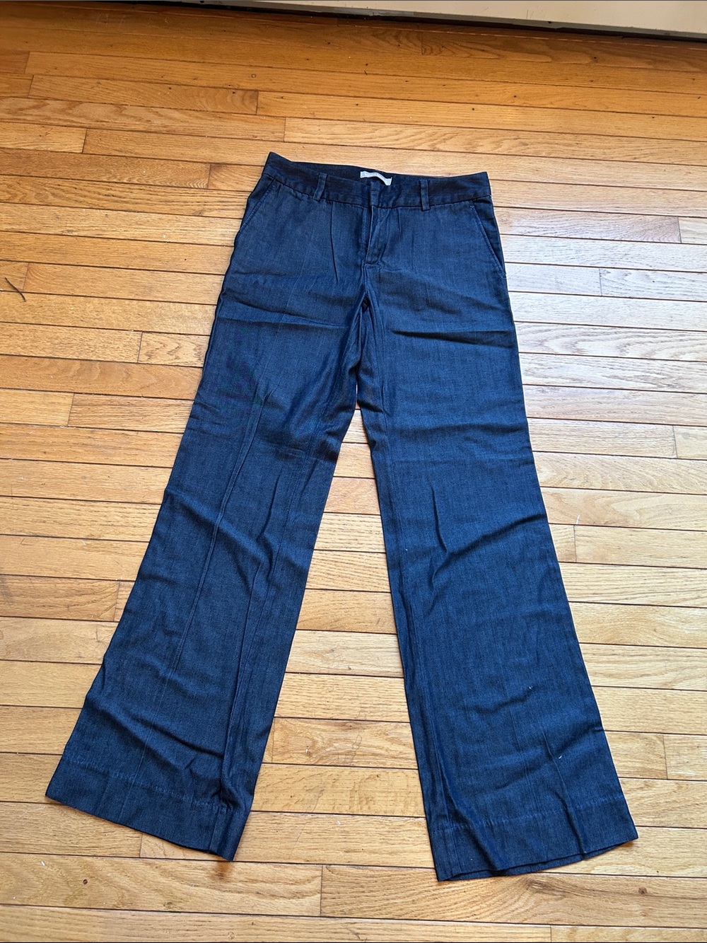 Banana Republic Wide-Leg Jeans in Deep Indigo